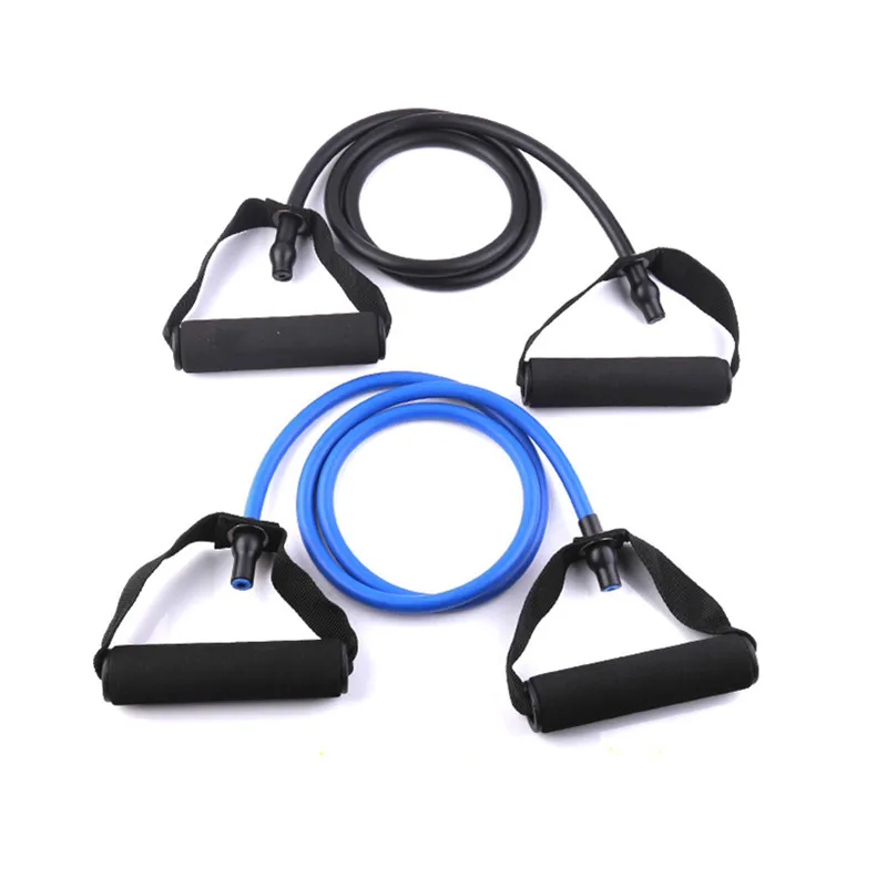 120cm Elastic Resistance Bands Yoga Pull Rope Fitness Workout Sports Bands Yoga Rubber Tensile Pull Rope Expander