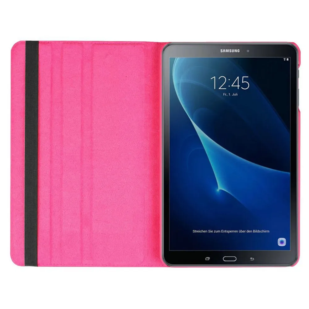 360 градусов вращающийся стенд кожаный защитный чехол для Samsung Galaxy Tab A 10 1 SM-T580 SM-T585 |
