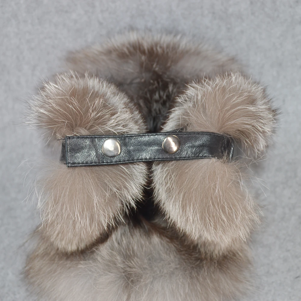 Мужская Уличная 100% из натурального меха лисы шапка ушанка для русской зимы