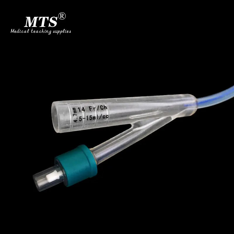 Cathéter Foley Urology en silicone médical pour homme et femme, pistolet urologique à 2 voies, enseignement clinique des traumatismes, 10 pièces