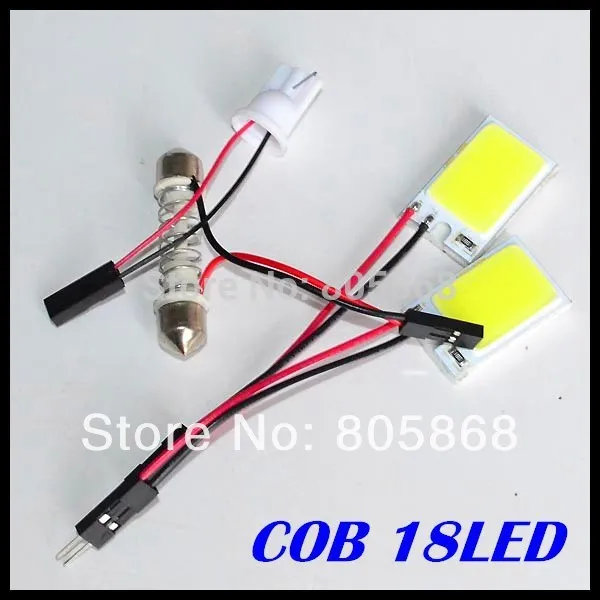 

Новинка, бесплатная доставка, чип Cob 50x3 Вт, Светодиодная панель 18Smd, автомобильное Внутреннее освещение T10, гирлянда, купольный адаптер 12 В, па...