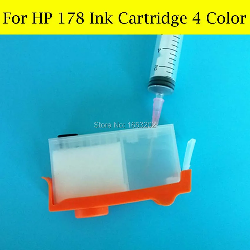 Чернильный картридж для HP 178 4 цвета/комплект принтера 3070A 3520 4620 B109N B209A B210A B210B 6520 с