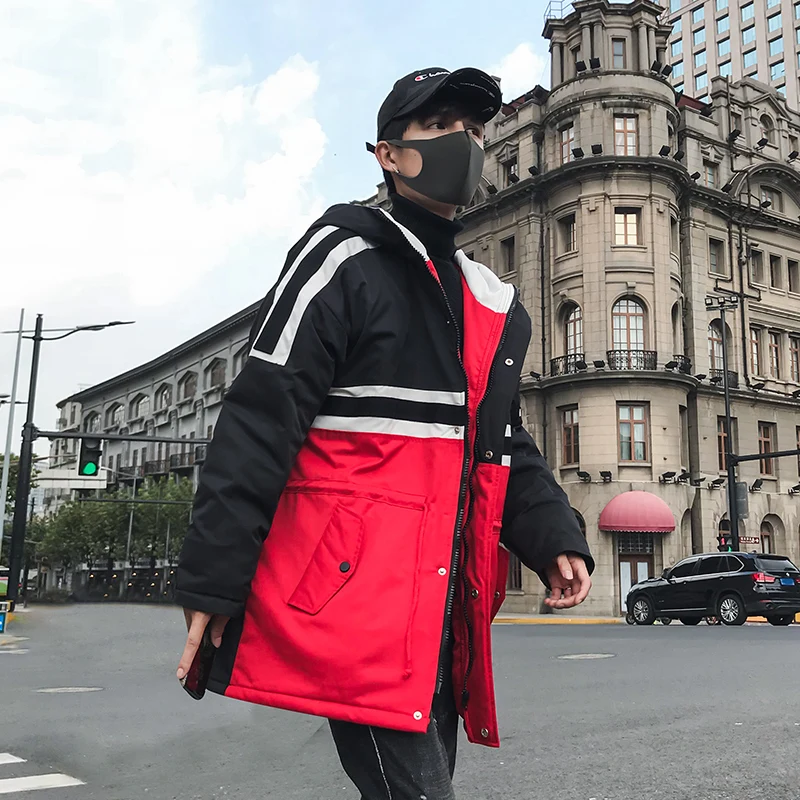 2018 парка мужские зимние куртки хлопок Chaquetas Hombre Parkas мужская повседневная верхняя