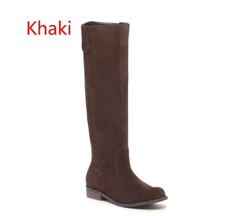 NAN JIU/горная обувь модные женские ботинки; Zapatos De Mujer матовые ботинки из искусственной кожи и замши на плоской подошве; большие размеры 34-43