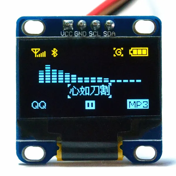 Оптовая продажа Oled модуль I2C IIC /SPI 0 96 дюйма белый/синий/желто синий OLED дисплей 12864/3