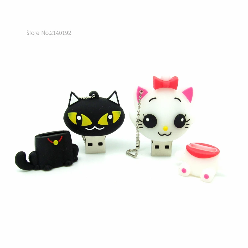 Оптовая продажа флэш накопитель принцессы в виде кота с реальной емкостью 4 ГБ 8 16