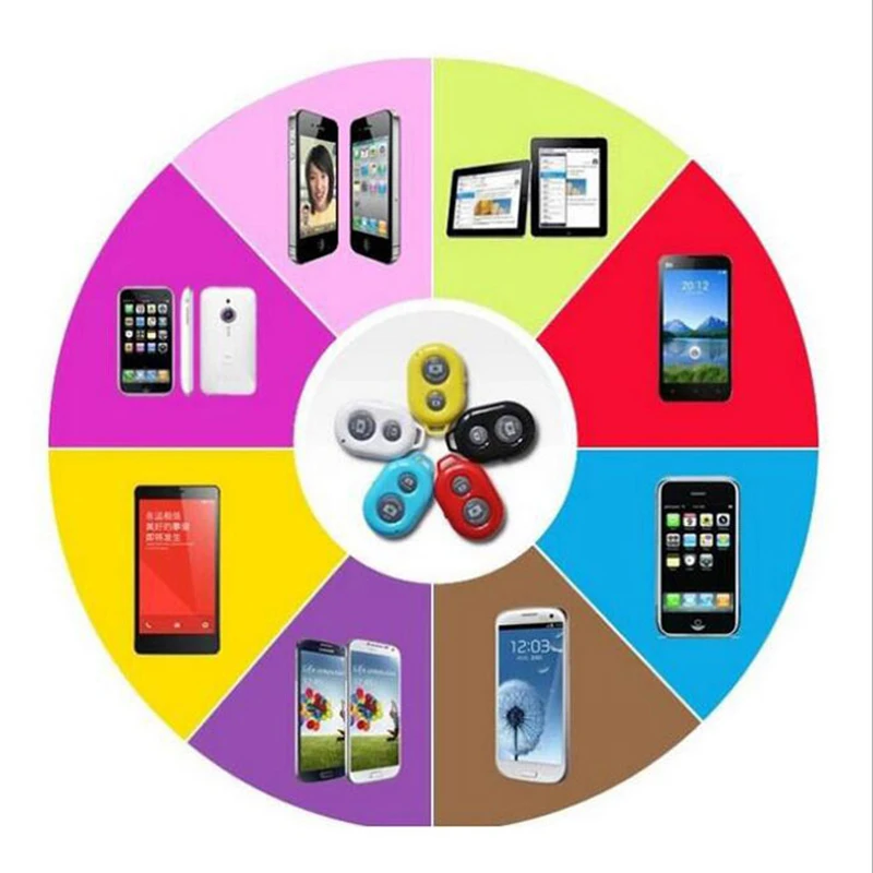 Bluetooth камера для телефона кнопка спуска затвора селфи палка беспроводной пульт