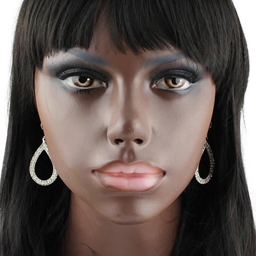 Женские Кристальные серьги Bluelans блестящие капельки в форме слезы со