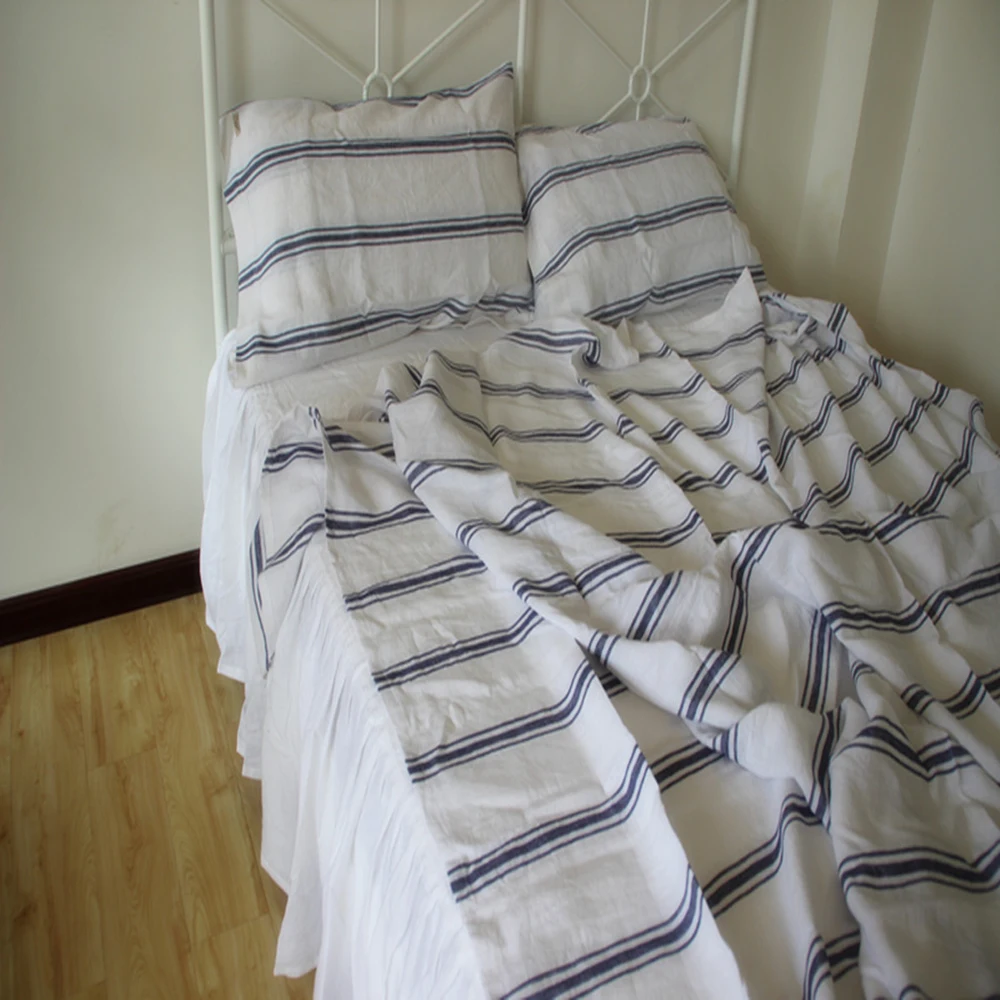 Комплект постельного белья из 3 предметов белье с французской промывкой