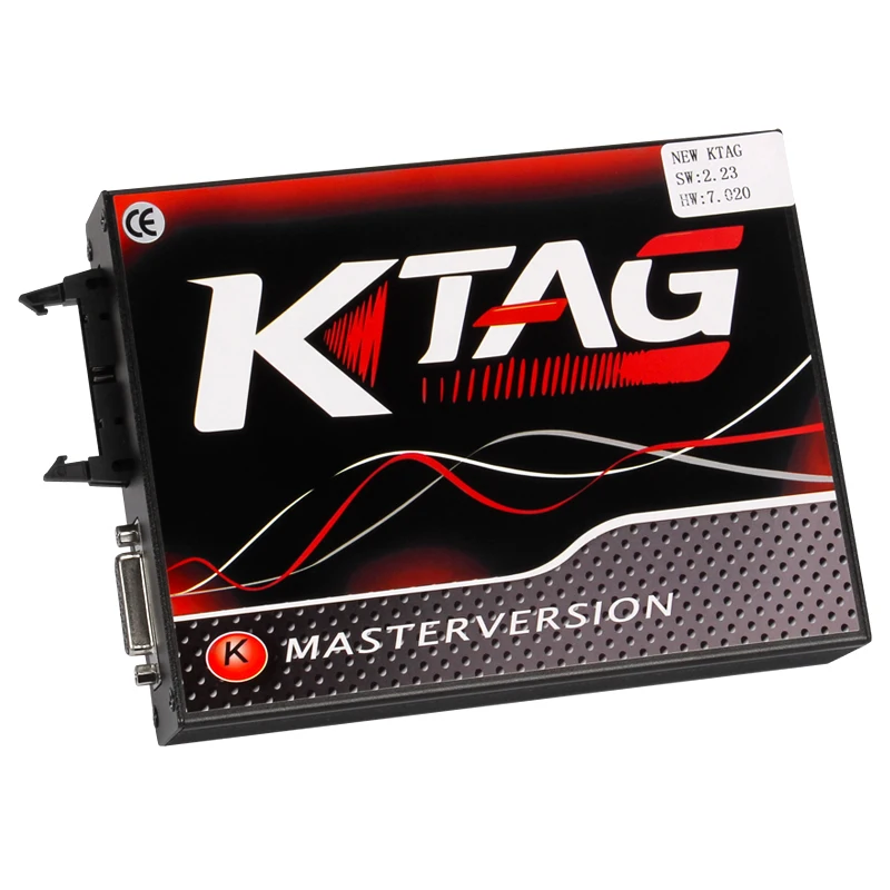 OBD2 диагностический инструмент Ktag V7.020 V2.23 ECU чип тюнинг Программирование инструмент без жетона лимит онлайн ЕС красный мастер версия K-TAG 7,020