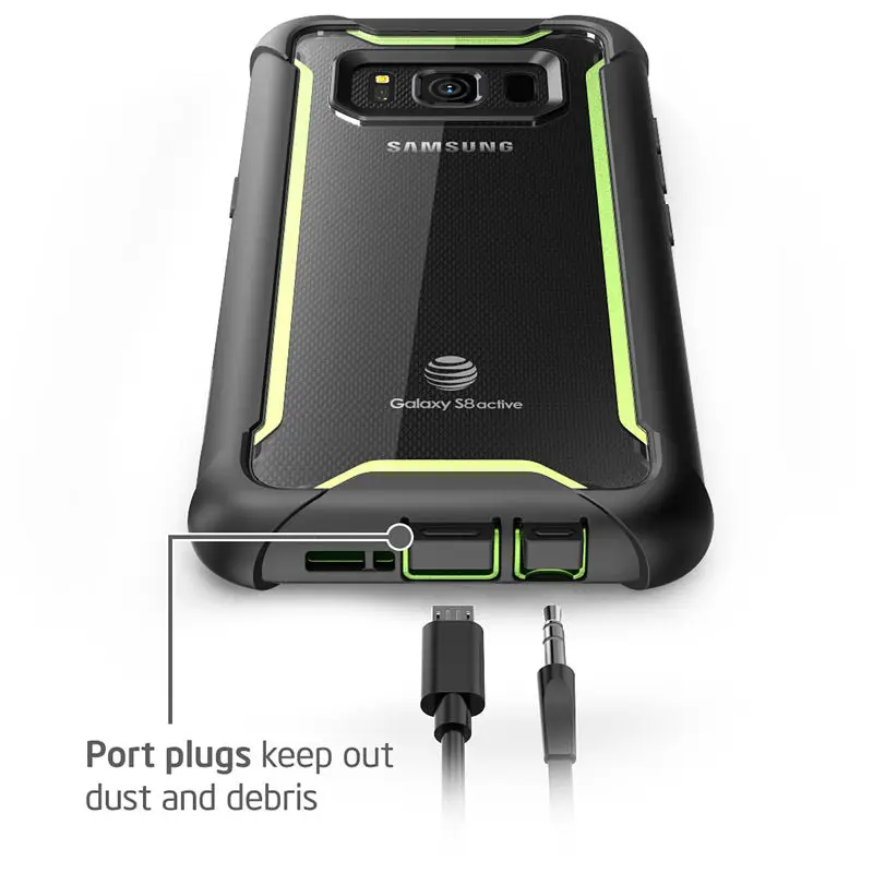 Чехол для Samsung Galaxy S8Active i-Blason Ares прочный прозрачный чехол-бампер с полным корпусом
