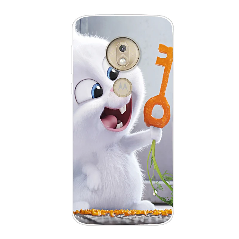 Case For Motorola Moto G7 Play Transparent Printing Drawing Silicone Phone Cover Power |