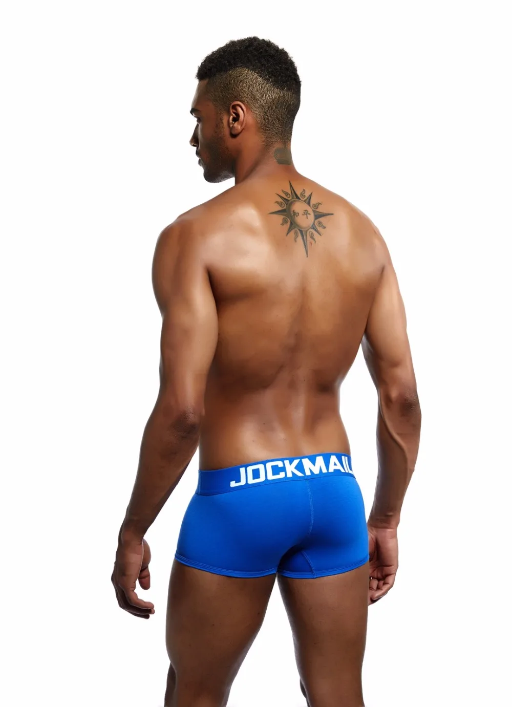 Бренд JOCKMAIL, классическое базовое однотонное качественное хлопковое Мужское нижнее белье, боксеры, шорты, мужские трусы, сексуальные трусы, гей ночное и нижнее белье