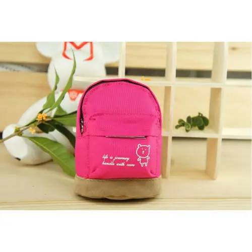 Hot Pink THINKTHENDO модный портативный рюкзак, сумка для монет, кошелек, сумочка, кошелек для женщин, леди, мужчин, подарок - Цвет: Hot Pink