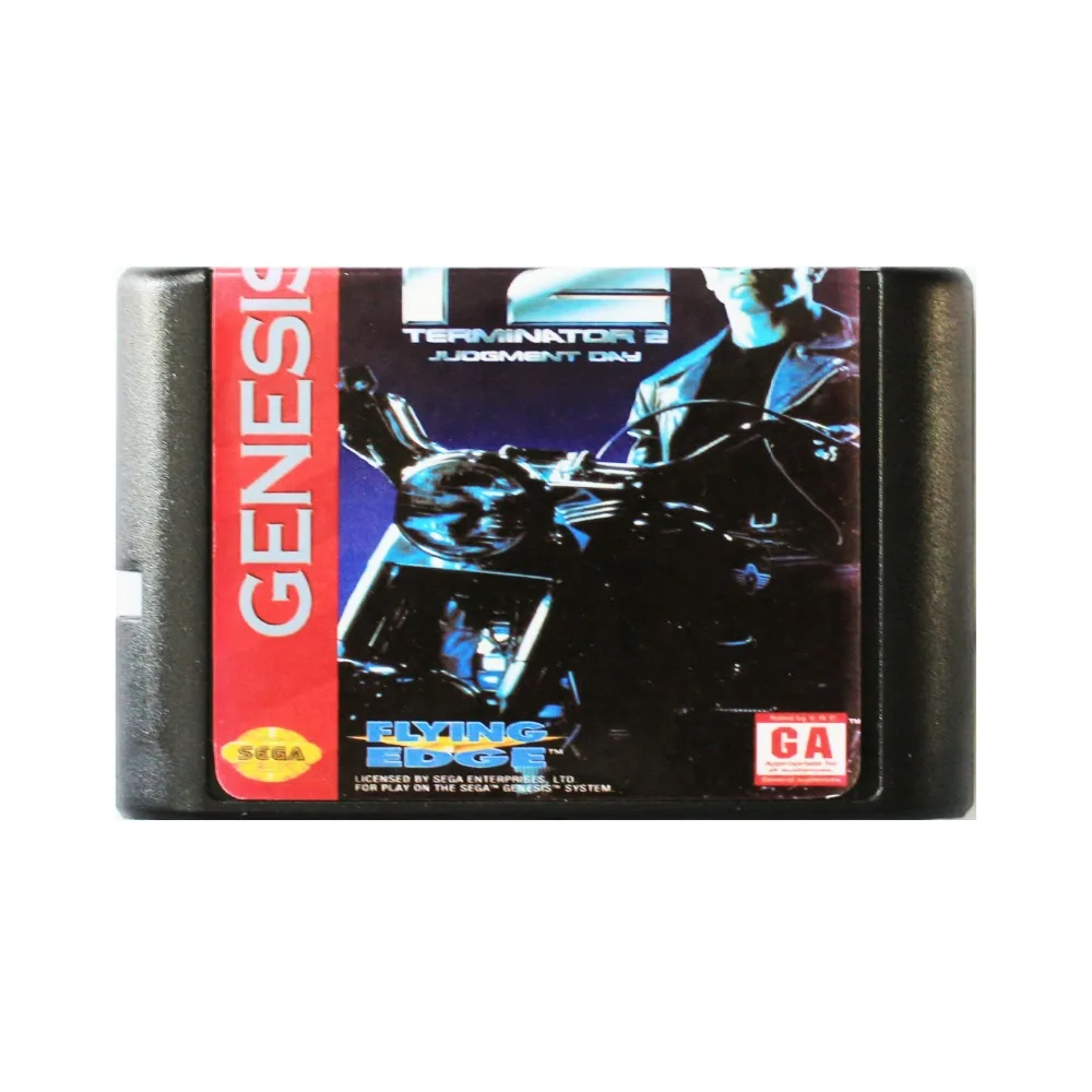 Терминатор 2-решение день 16 бит MD карточная игра для Sega игры SEGA Mega Drive Genesis |