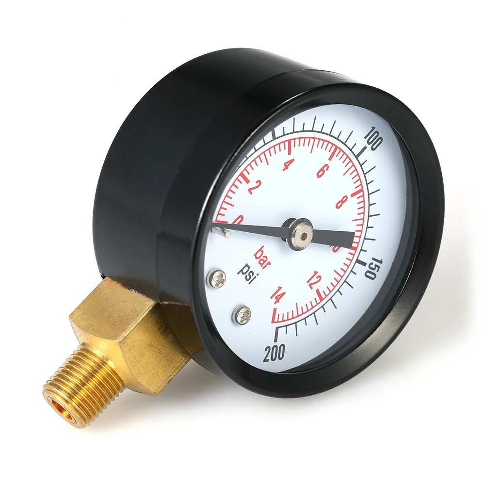 Манометр барометр 0 ~ 1/8 psi двойной масштаб механический фильтр для бассейна