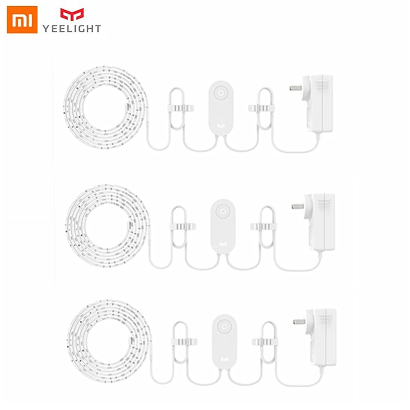 Yeelight светлая светодиодная полоса красочные 2 м xiaomi умный дом Wi Fi дистанционное управление для Google помощник Amazon Alexa телефон приложение mijia