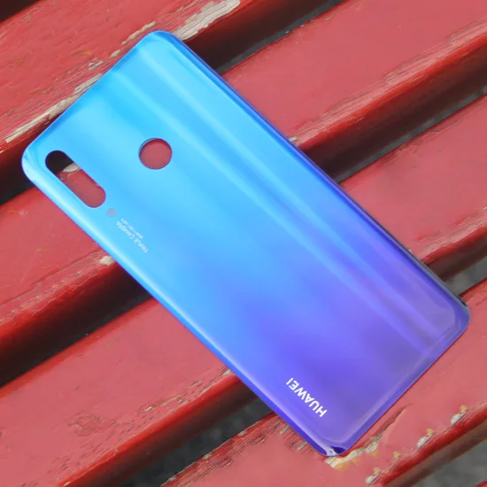 Aurora Blue Чехол huawei для задней батареи, стеклянная крышка, корпус для huawei Honor P30 Lite P30lite, задний стеклянный чехол - Цвет: Aurora Blue
