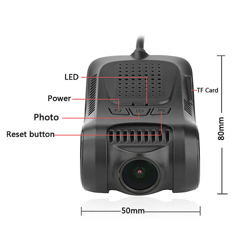 Авто 170 градусов скрытый WiFi Автомобильный видеорегистратор HD 1080P ночного видения