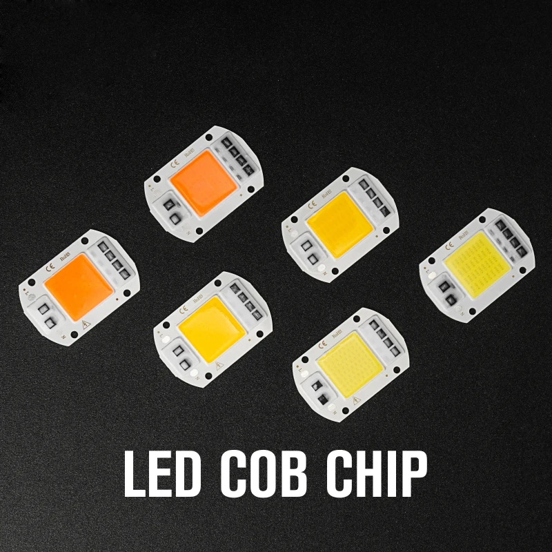 

Светодиодная фитолампа полного спектра с COB матрицей, 10 шт./лот, 20 Вт, 30 Вт, 50 Вт, 220-нм, фитолампа в для гидропоники, цветов, теплиц