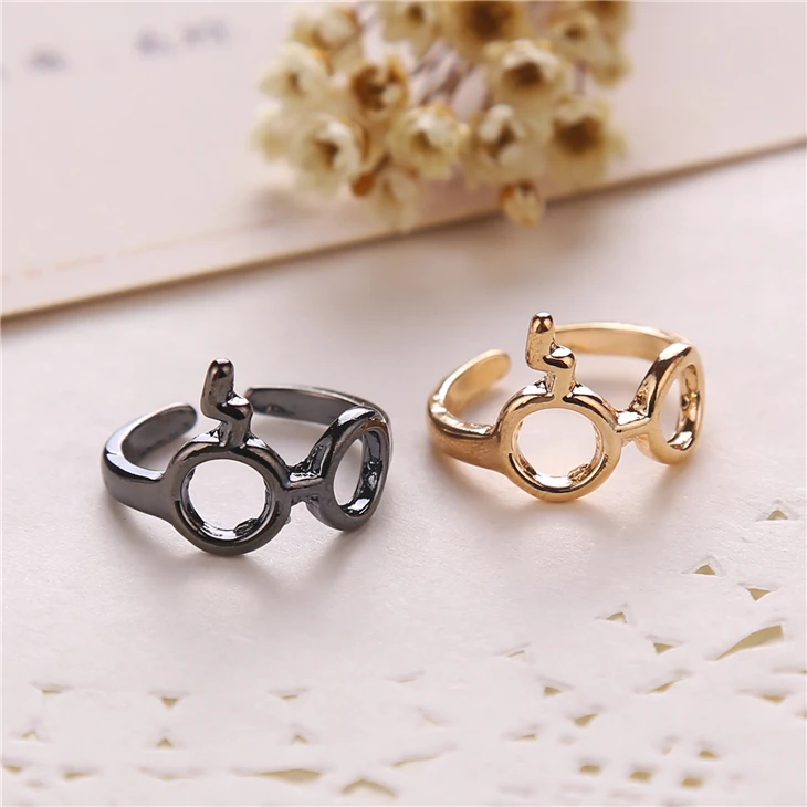 

glasses lightning bolt scar ring for men and women wholesale