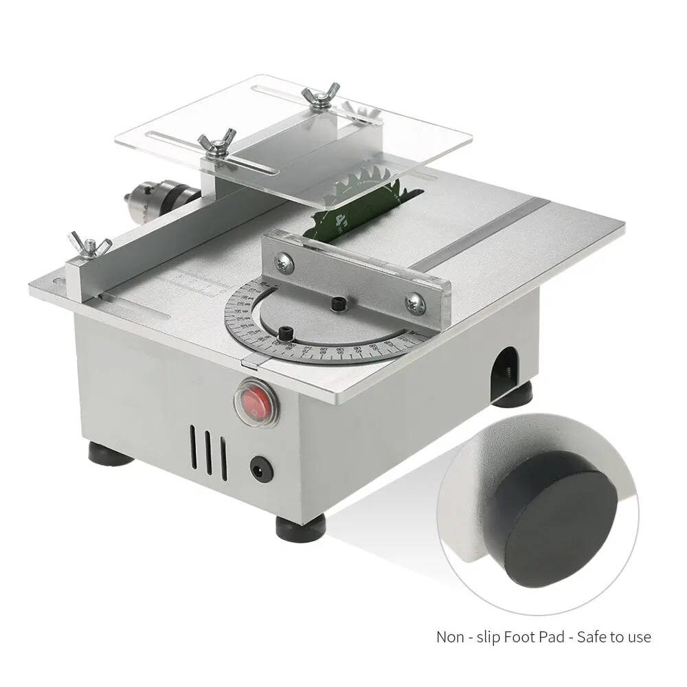 Миниатюрная электрическая пила 100 Вт Настольная сделай сам для деревообработки