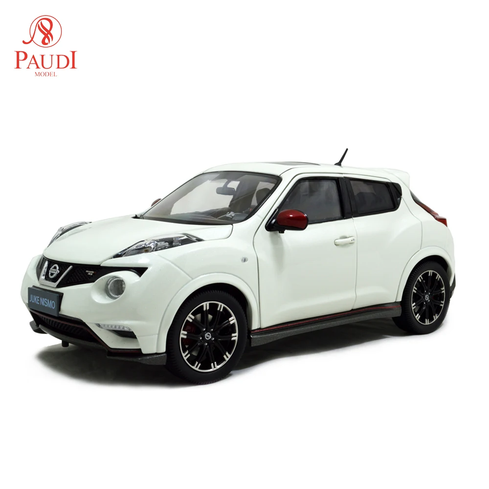 Paudi модель 1/18 1:18 1 18 масштаб Nissan Juke Nismo RS 2014 белая литая под давлением автомобиля