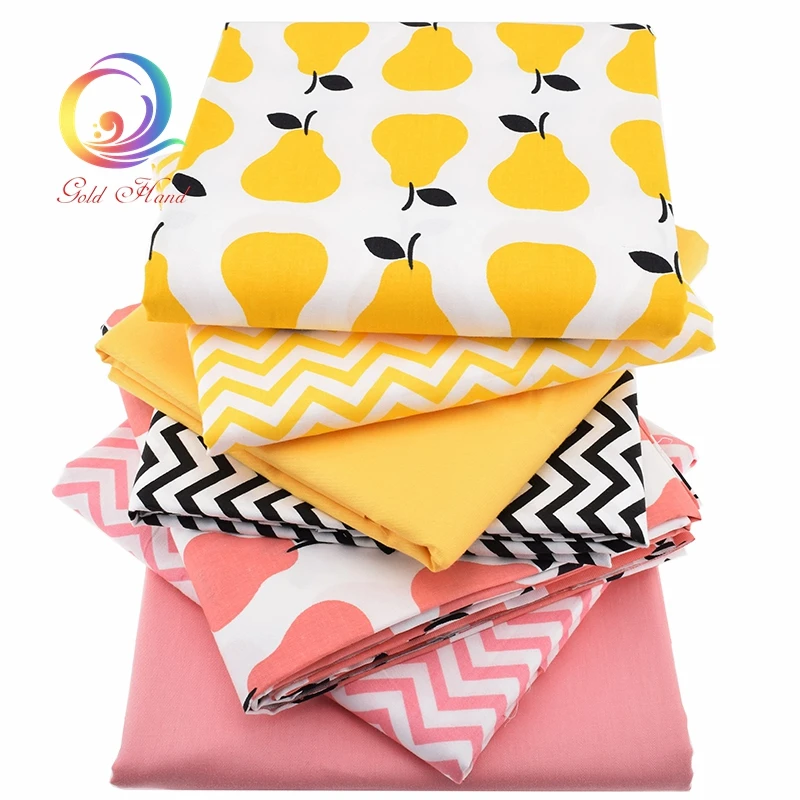 Haisen хлопчатобумажная ткань из саржевого переплетения с фруктовым принтом сделай