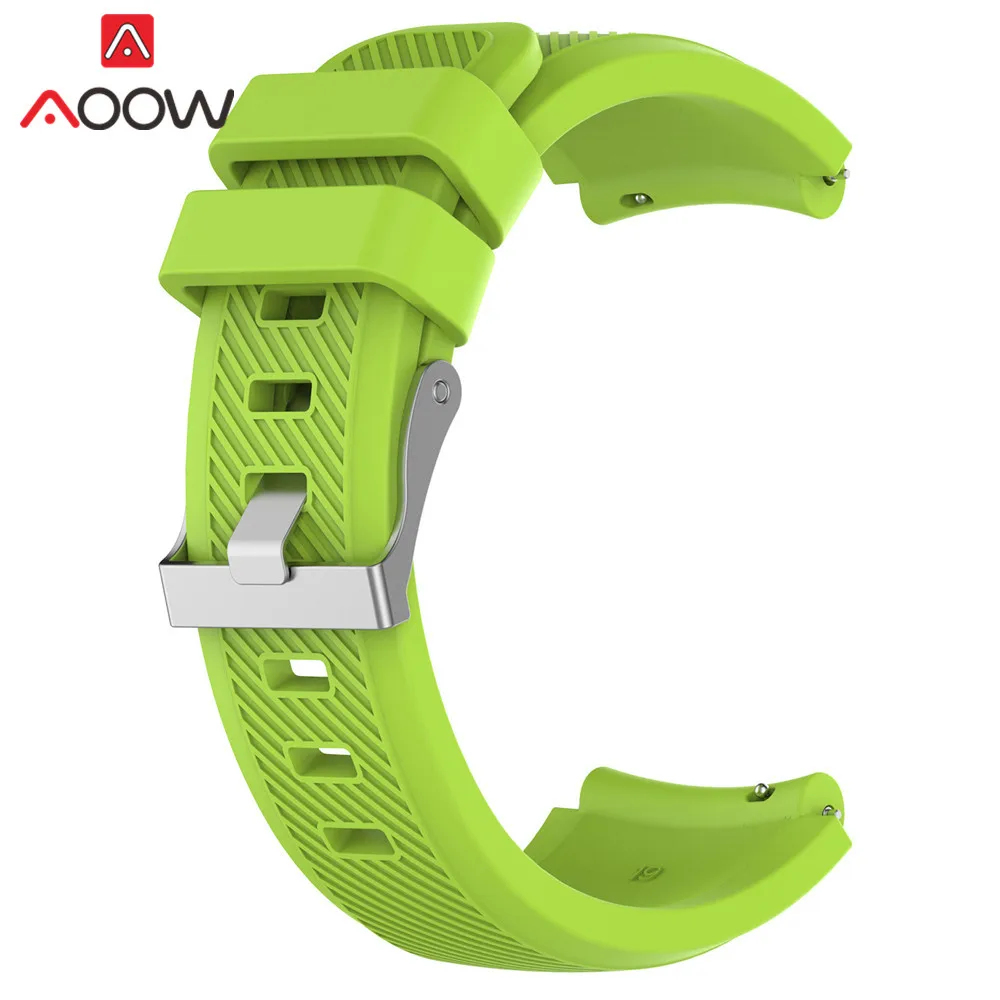 Lime Силиконовый ремешок для часов Huami Amazfit Stratos 22 мм быстросъемный ремешок для часов резиновый сменный Браслет ремешок для Amazfit Pace - Цвет ремешка: Lime