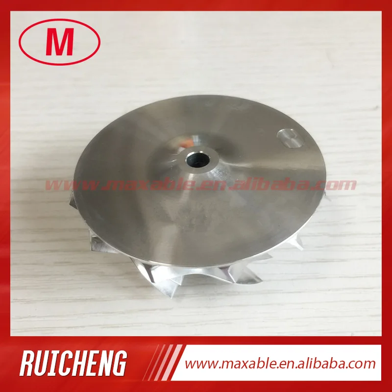 RHF5 6+6 blades 43.40/56.00mm High performance turbo billet/milling/aluminum 2024 compressor wheel for VF46/VF44/VF45/VF47 | Автомобили и