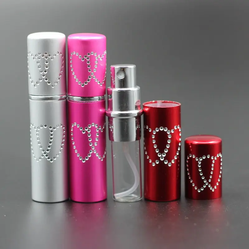 15 шт./лот 5 мл пустой распылитель Parfum стеклянная бутылка для аромата насос с