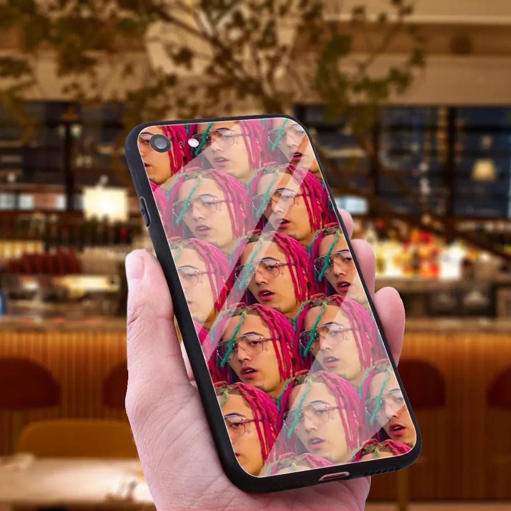 WEBBEDEPP Lil Pump Gang чехол из закаленного стекла для телефона Apple iPhone Xr Xs Max X или 10 8 7 6 6S Plus