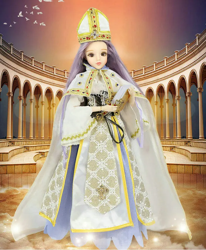 Шарнирная игрушка Таро ручной работы 30 см, куклы Bjd 1/6, куклы для девочек, детские игрушки для девочек, подарок на день рождения и Рождество - Цвет: The Hierophant