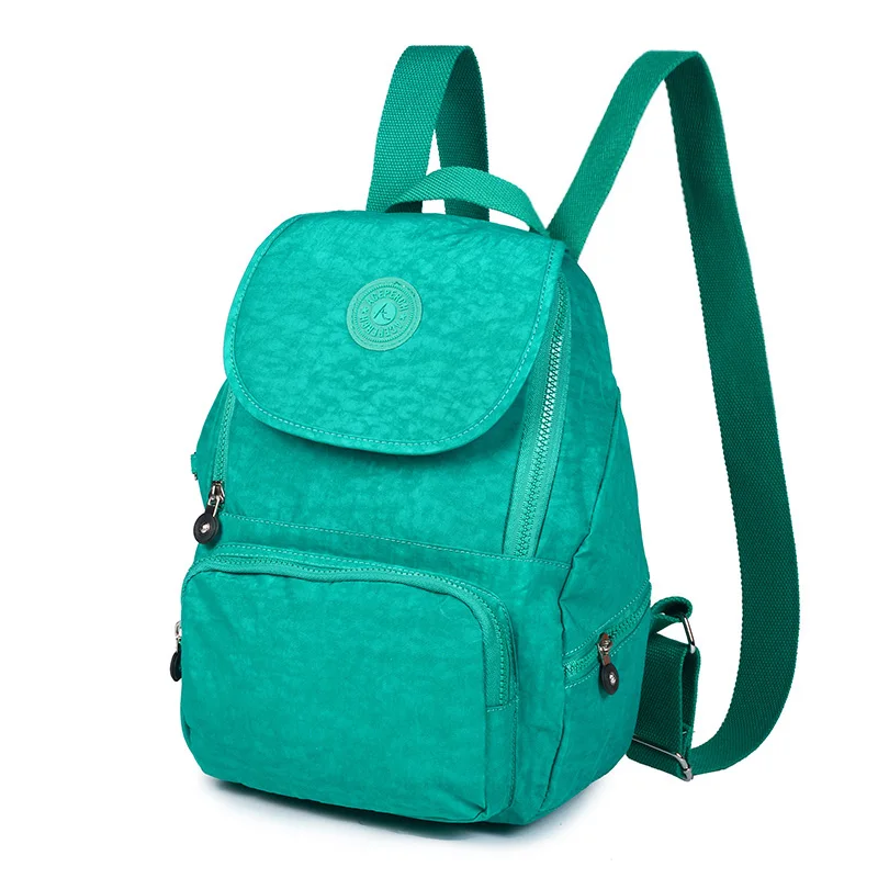 1 piece Lake Green ACEPERCH Повседневный школьный рюкзак для девочек-подростков Mochila Feminina женский нейлоновый рюкзак для ноутбука - Цвет: 1 piece Lake Green