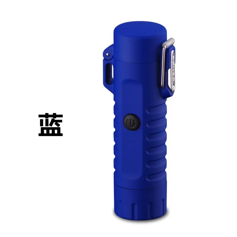 4 Водонепроницаемая USB плазменная Зажигалка двойная дуга для наружного кемпинга Спортивная Электронная зажигалка для курения ветрозащитные зажигалки - Цвет: 4