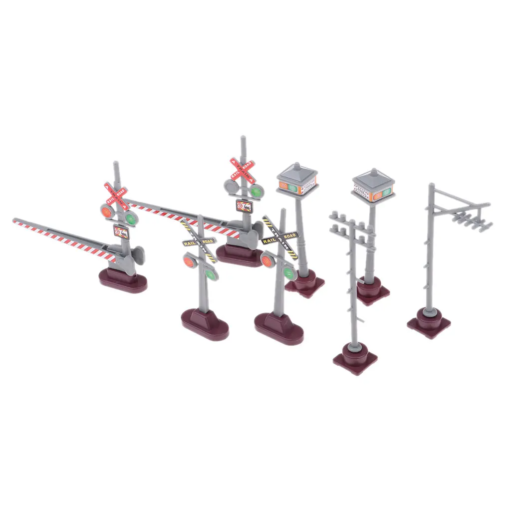 8 шт. автомобильные игрушечные аксессуары дорожные знаки детские игрушка детская