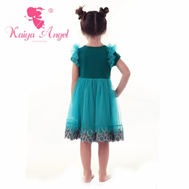 Kaiya Angel/оптовая продажа с фабрики Небесно-Голубой Павлин Шерсть газовое кружево