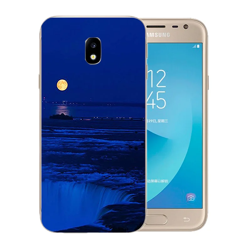 Чехлы для телефонов Samsung J3 2017 мягкий силиконовый чехол из ТПУ с 3D принтом узором