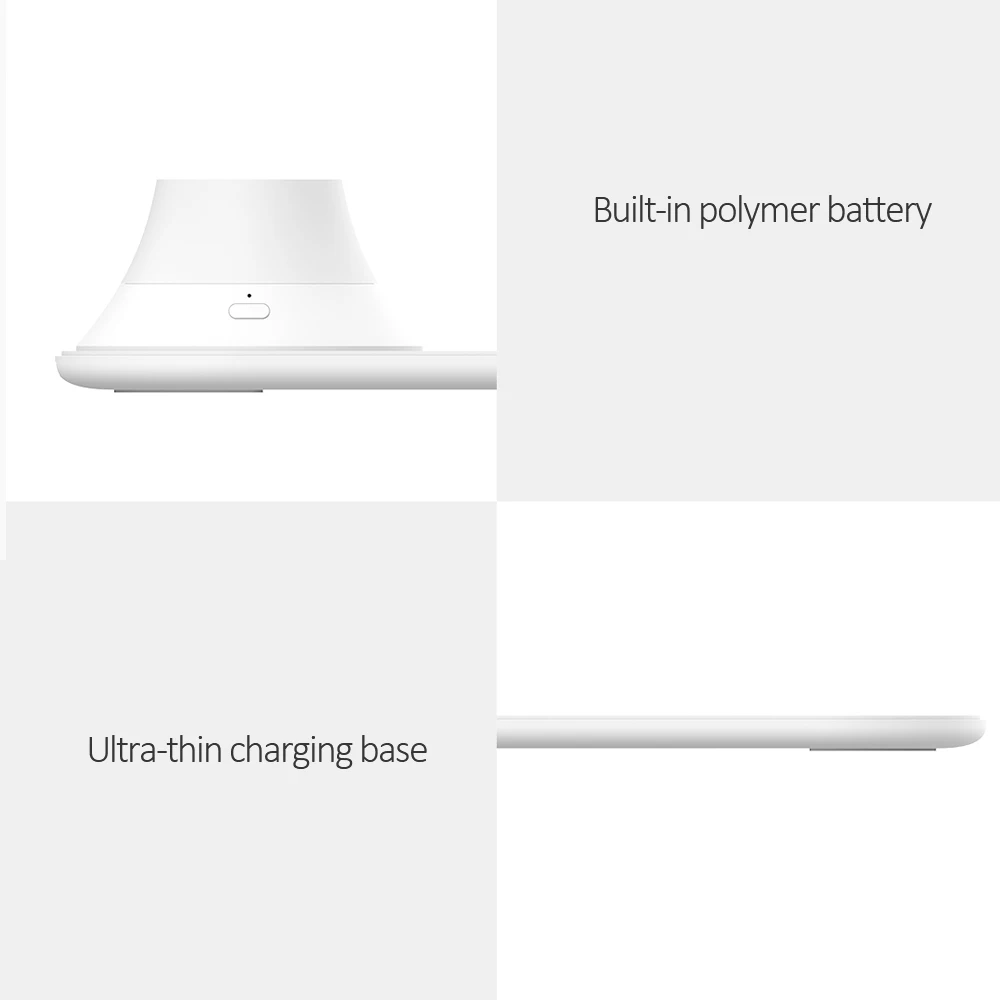 Xiaomi Йи светильник Беспроводной Зарядное устройство с светодиодный ночной Светильник магнитное притяжение Быстрая зарядка для iphone samsung huawei Xiaomi H30