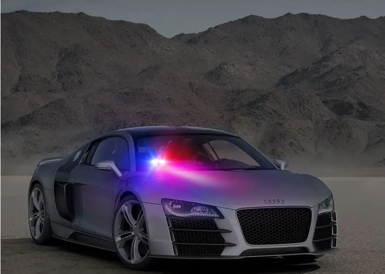 12 В 24 Вт светодиодная вспышка аварийный светильник Стробоскопическая Лампа