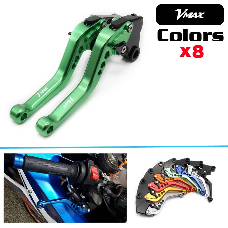 

Motorcycle Clutch Brake Levers CNC 8 colors VMAX 1200 1990 1993 1995 2000 2002 2005 2006 For Yamaha V-MAX1200 1985 - 2007