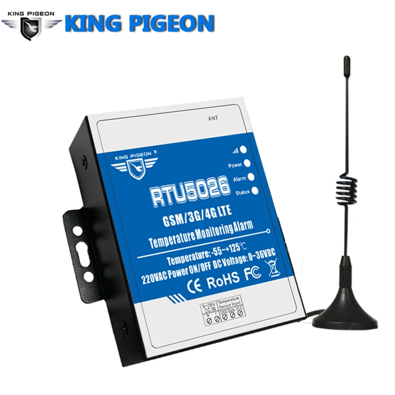 RTU5026 GSM телеметрический мониторинг температуры измерение будильника от 55 до