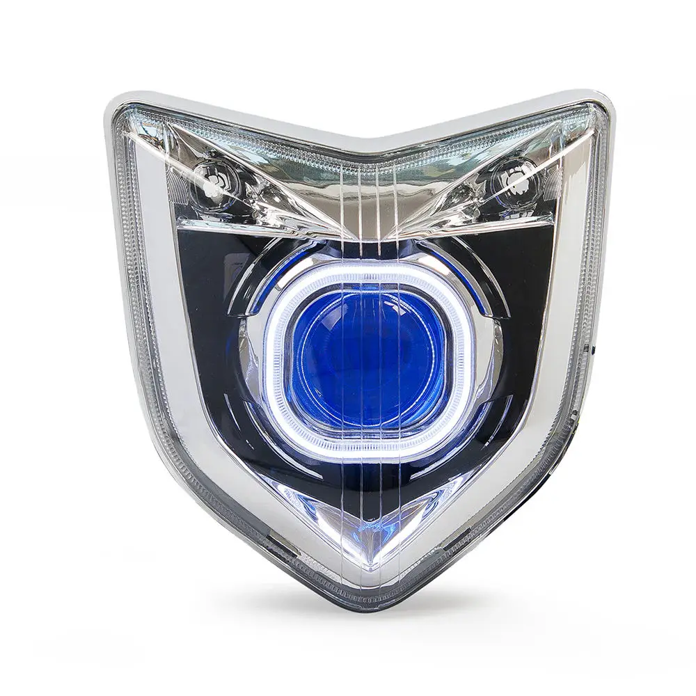 Blue Demon Eye KT светодиодный фонарь для Yamaha FZ1N 2006-2012 - Цвет: Blue Demon Eye