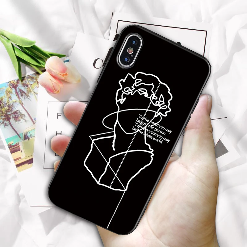 Мягкий силиконовый чехол Young thug thugger ss3 David Art Для IPhone 5 Se S 6 6s Plus 7 8 X XS R Max 11 pro |