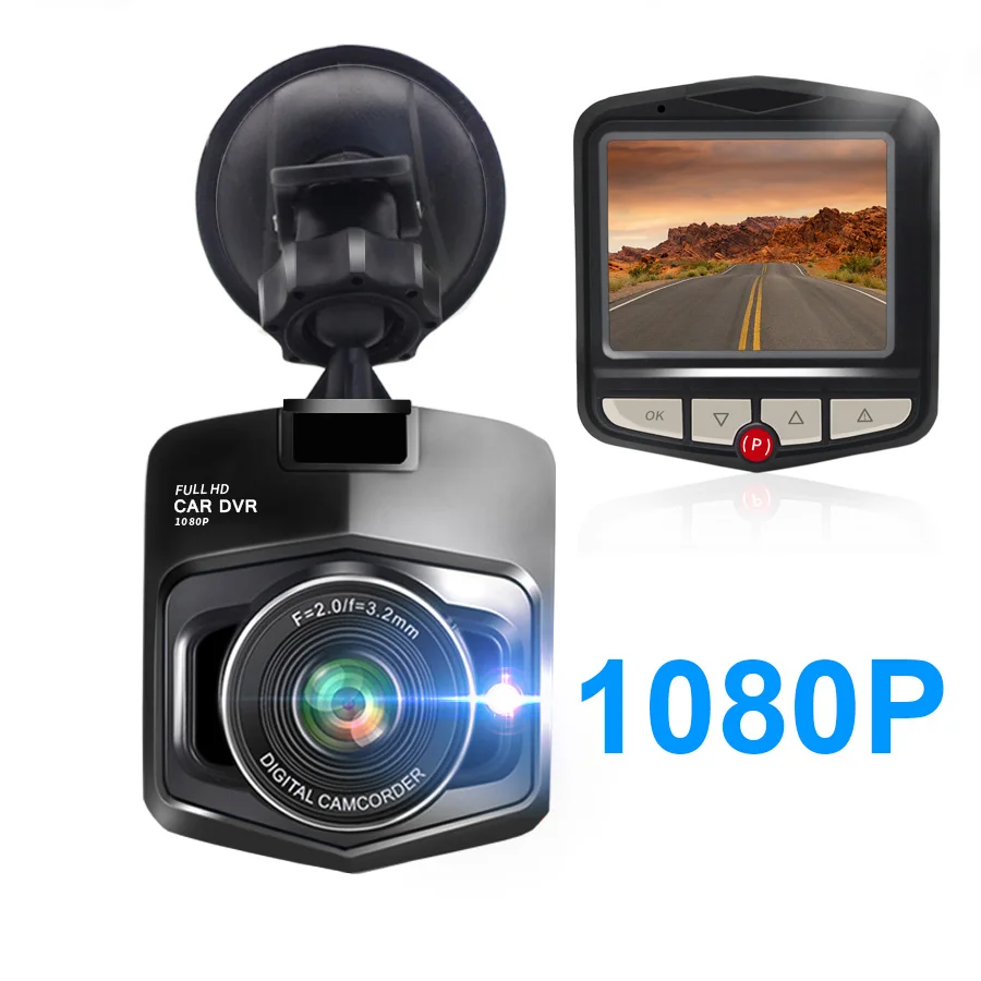 Лучшая Мини Full HD 1080P Dashcam Avtoregistrator Dash камера Автомобильный видеорегистратор Dash камера для автомобиля dvr рекордер видео регистратор Dash Cam - Название цвета: 1080 Black