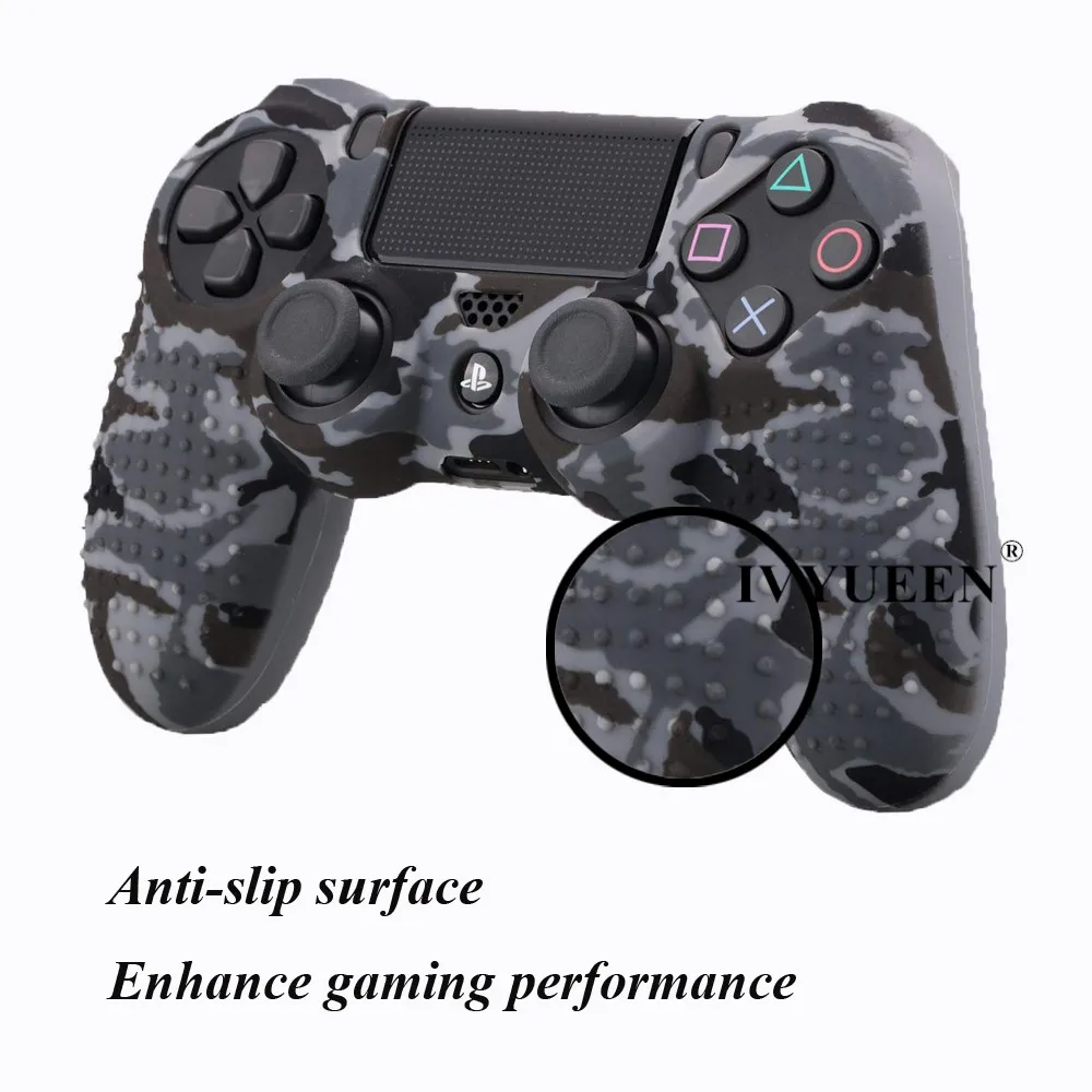 IVYUEEN для playstation 4 PS4 Pro тонкий силиконовый защитный чехол-накладка для Dualshock PS 4