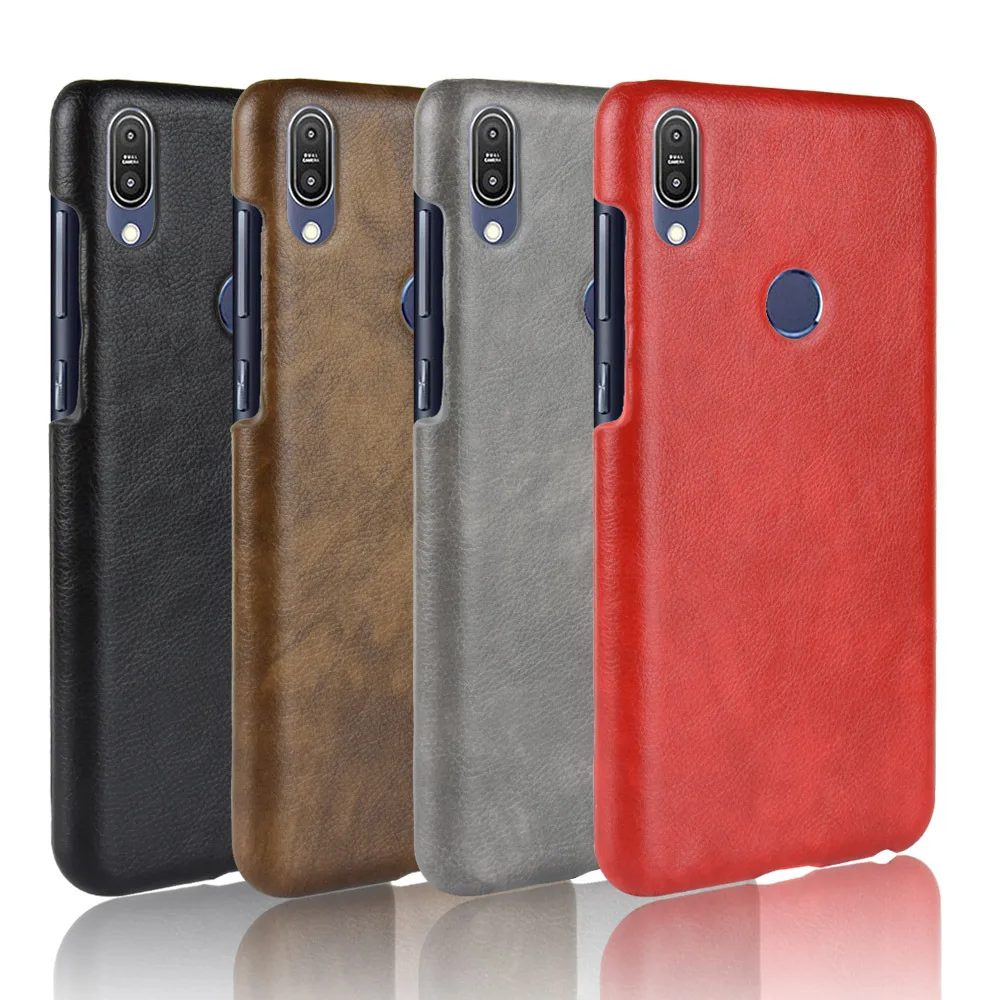 Leather Case for ASUS Zenfone Max Pro M1 ZB601KL ZB602KL 5.99'' Hard Matte Back Cover Coque Bumper |