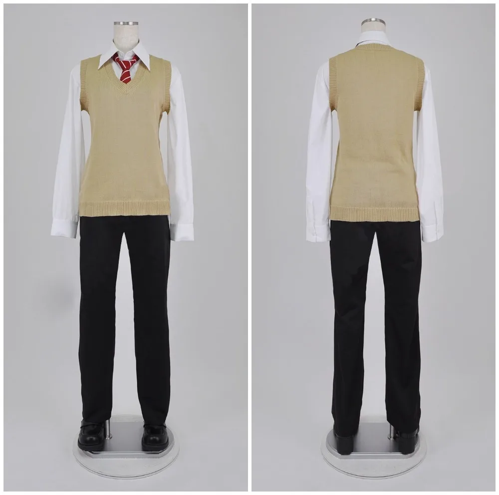 Haikyuu! Летняя униформа для старшей школы Nekoma kozume kenma / Kuroo Tetsurou Косплей костюмы на