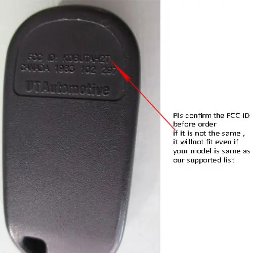 KEYECU Новый умный дистанционный ключ брелок от машины для 2000 2002 Honda Accord и 2001 Acura TL FCC: