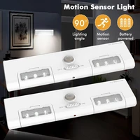 led under cabinet light pir motion sensor lamp for wardrobe cupboard closet drawer kitchen night light adjustable aaa
